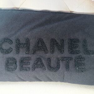 CHANEL Beaute Makeup Pouch - Black New W/Out Tags